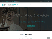 Tablet Screenshot of enganagraphics.com.au
